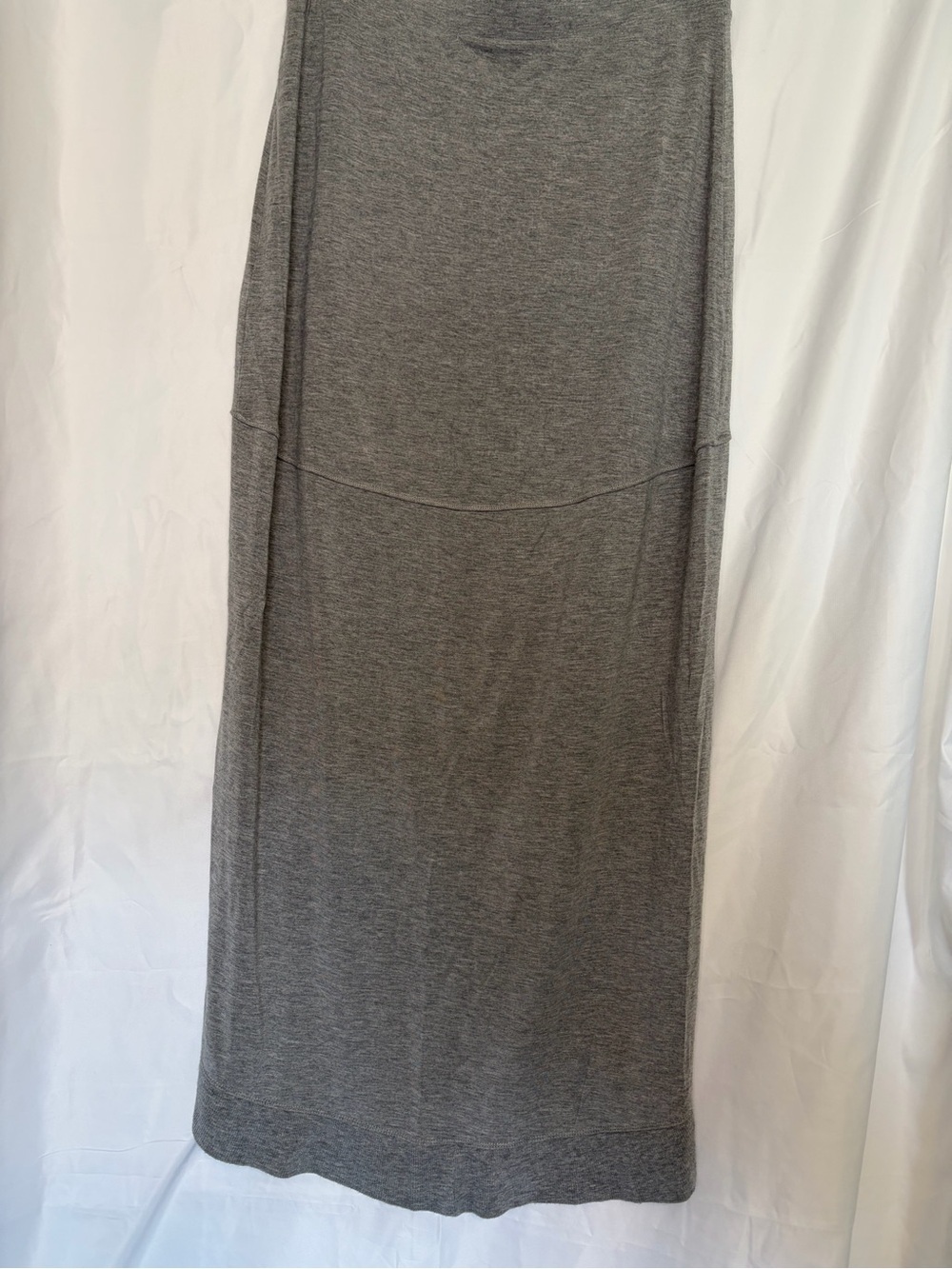 Bordeaux Gray Women's Maxi Skirt - Lightweight Layered Design - Picture 4 of 6